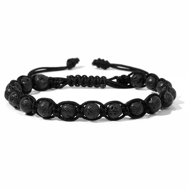 Black Rope Pearl Bracelets