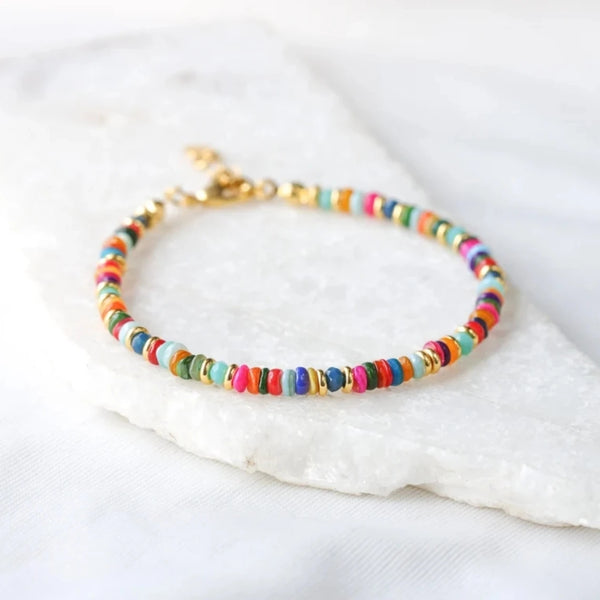 Boho Colorful Pearl Bracelets