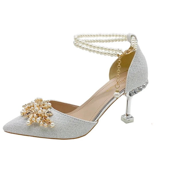 Bridal Pearl Heels