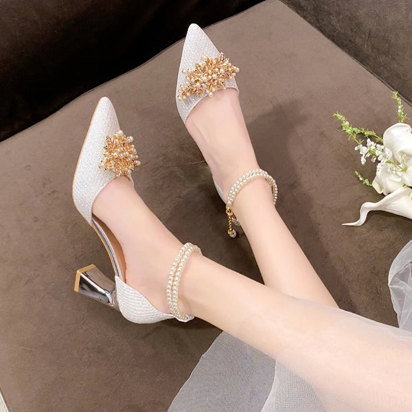 Bridal Pearl Heels