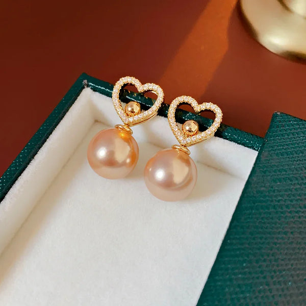 Charm Pearl Drop Earring