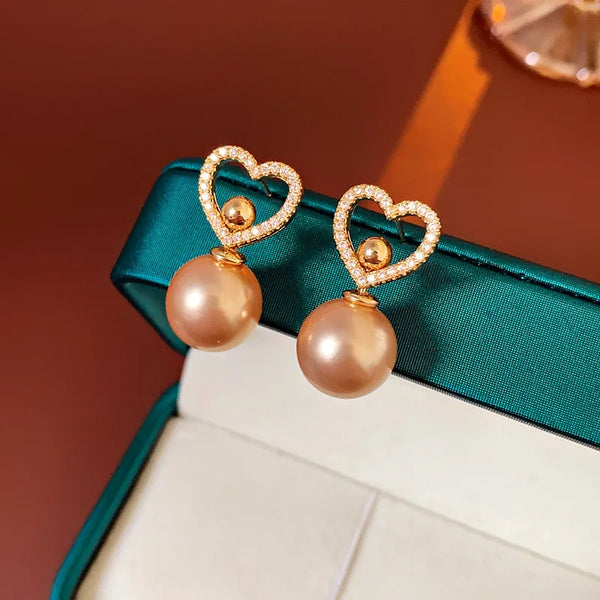 Charm Pearl Drop Earring