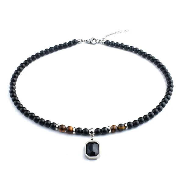 Choker Pearl Necklace Men's