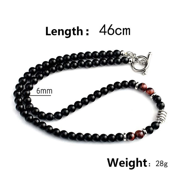 Choker Pearl Necklace Men's