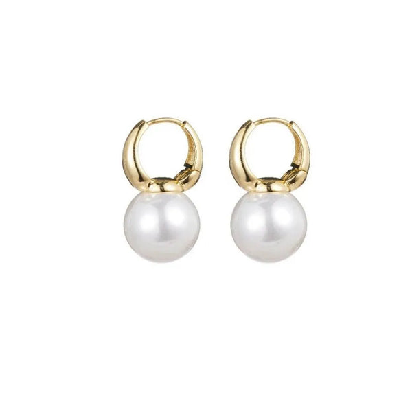 Drop Pearl Earrings