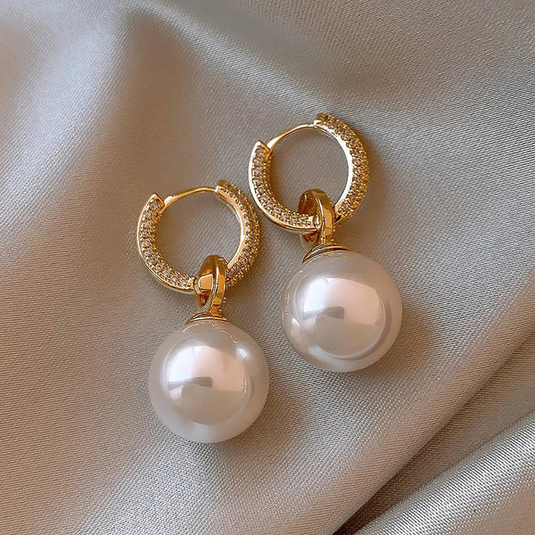 Earrings Pearl Drop