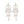 Elegant Long Multi Pearl Tassel Earrings