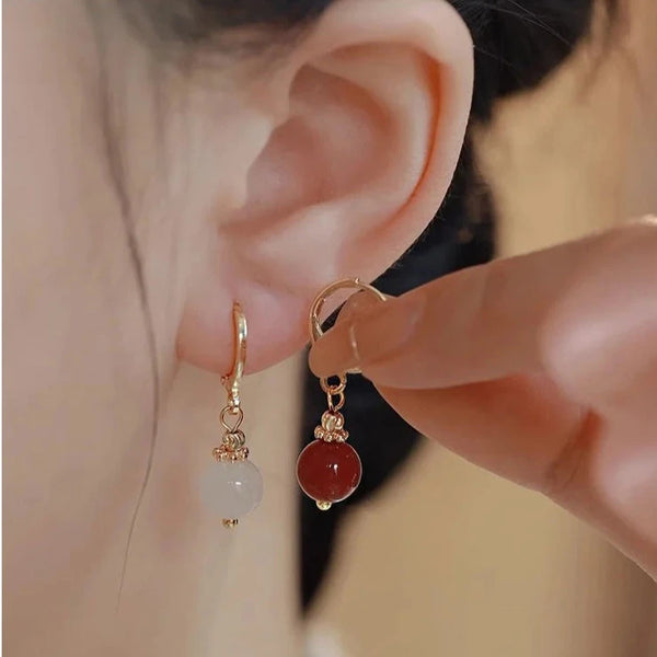 Ethnic Fashion Pearl Drop Earrings