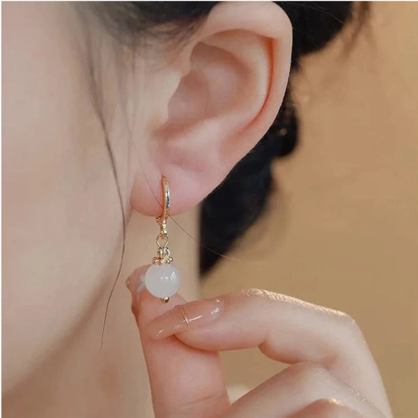 Ethnic Fashion Pearl Drop Earrings