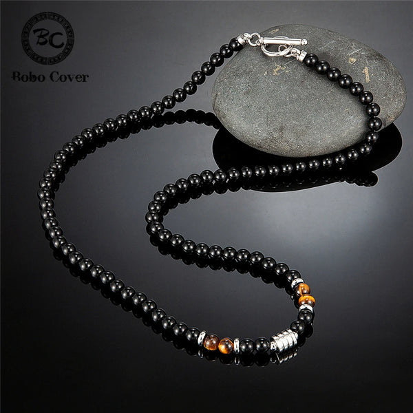 Fusion Black Pearls Necklace Men's