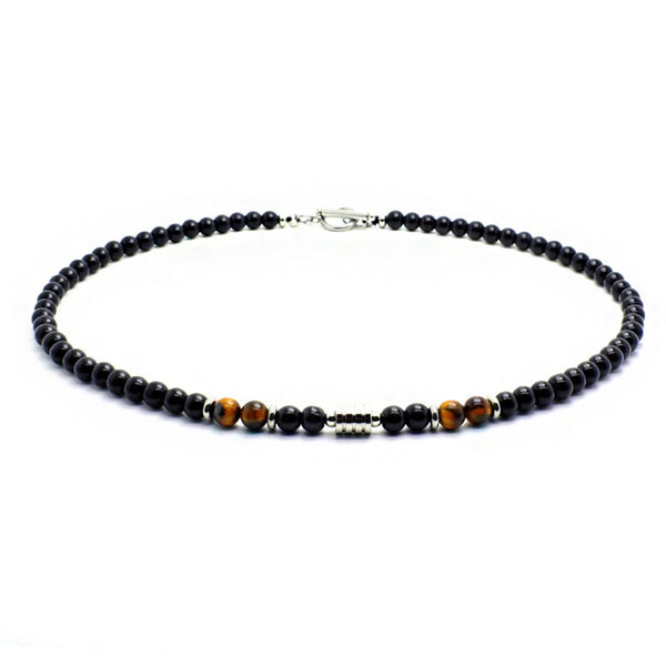 Fusion Black Pearls Necklace Men's