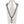 Compass Pearl Necklace Men's