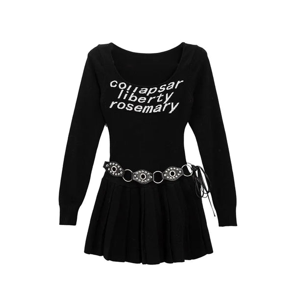 Liberty Rosemary Black Mini Dress 