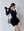 Long Sleeve Black Mini Bodycon Dress