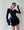 Long Sleeve Black Mini Bodycon Dress