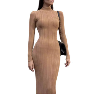 Long Sleeve Bodycon Maxi Dress