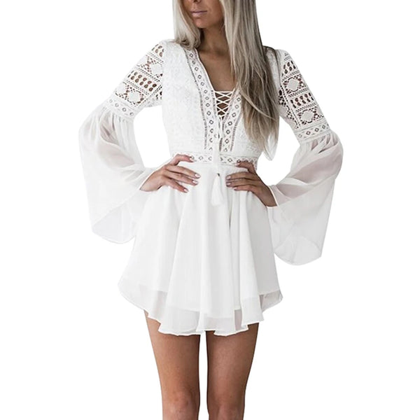 Long Sleeve Boho Dress