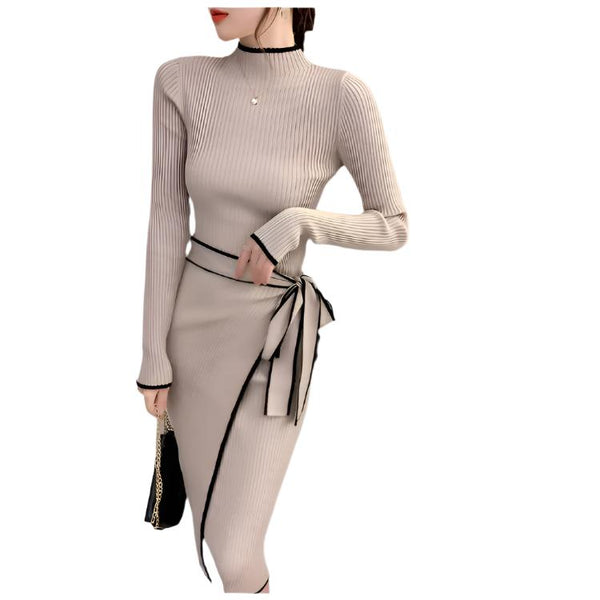 Long Sleeve Knit Midi Dress