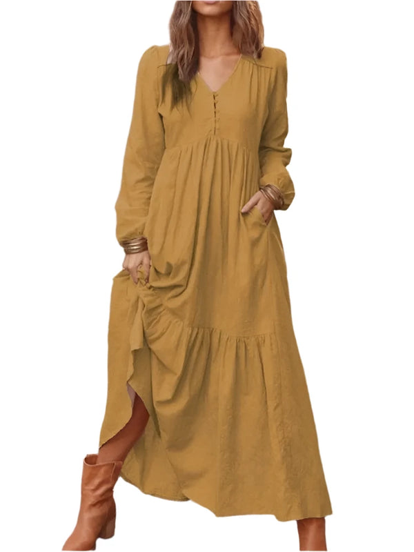 Long Sleeve Maxi Dresses