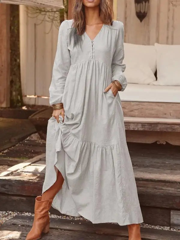 Long Sleeve Maxi Dresses