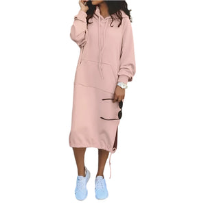 Long Sleeve Midi Casual Dresses