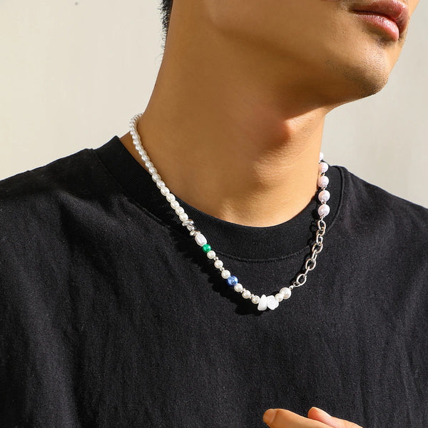 Men's Pearl Necklaces For Men