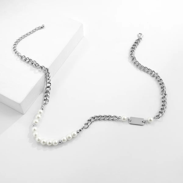 Men's Pearl Necklaces Trend