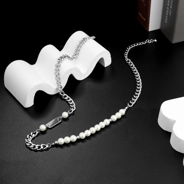 Men's Pearl Necklaces Trend