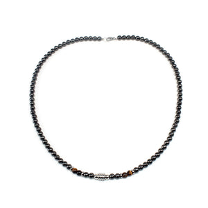 Men's Black Pearls Necklace