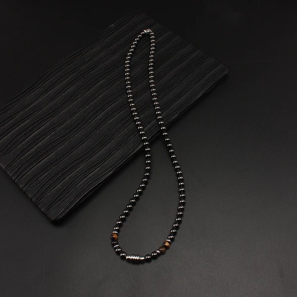 Men's Black Pearls Necklace