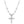 Men's Pearl Cross Necklace