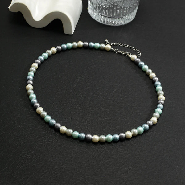 Mens Pearl Necklace Style