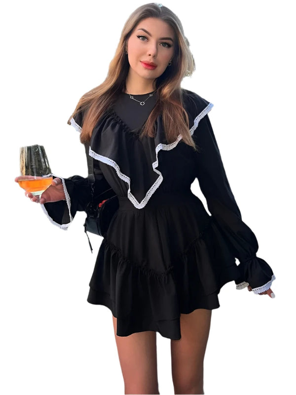 Mini Black Cocktail Dress 