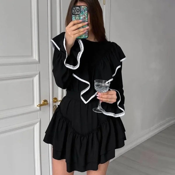 Mini Black Cocktail Dress 