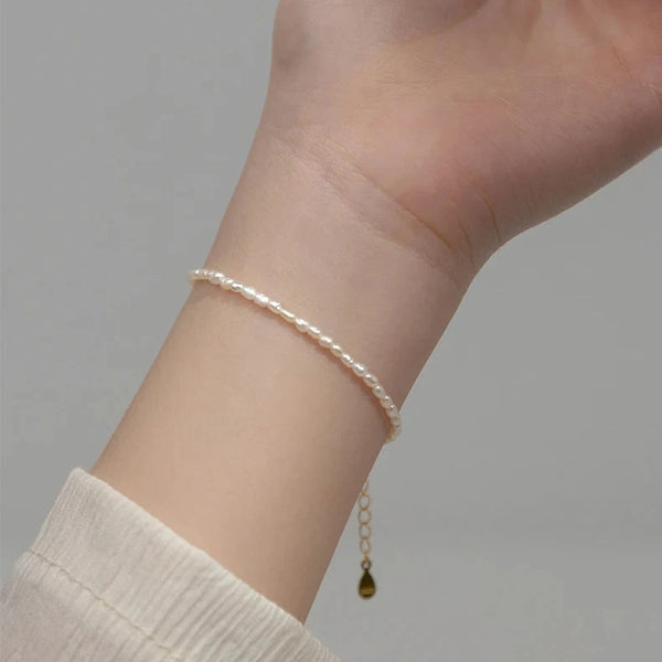 Mini Rice Pearl Bracelet