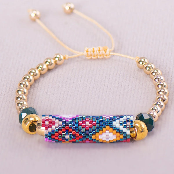 Multicolor Amulet Pearl Bracelets