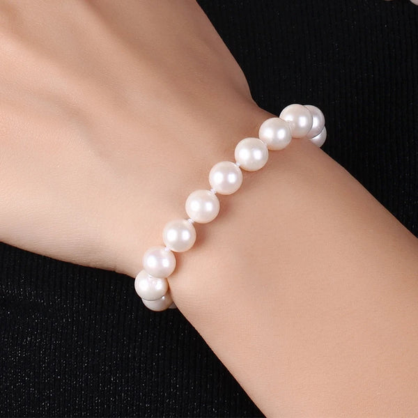 Near Round Pearl Bracelet