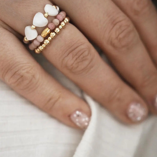 Pearl Beaded Rings