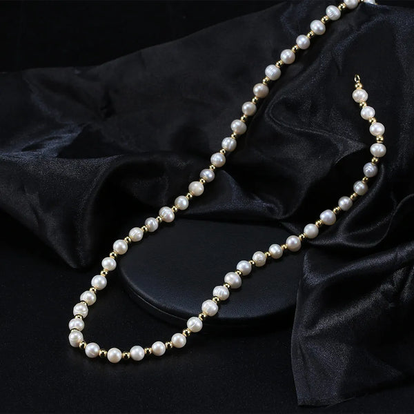 Pearl Chain Necklace for Men