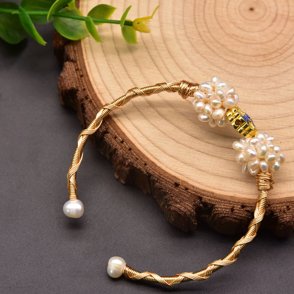 Pearl Cuff Design Bracelet