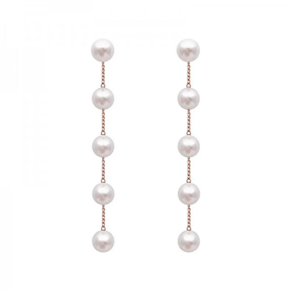 Pearl Earrings Long Drop