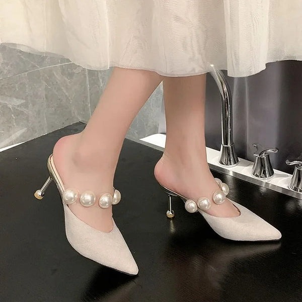 Pearl Heeled Sandals