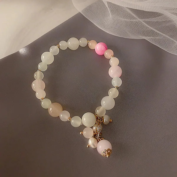 Pearl Ladies Charm Bracelet