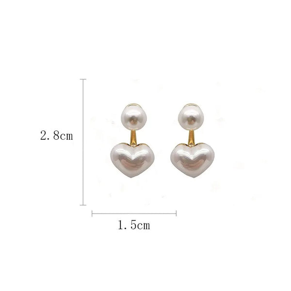 Pearl Love Drop Earrings