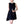 Pearl Neck Sleeveless A-line Black Mini Dress 