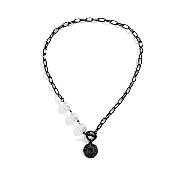 Pearl Necklace Men Trend