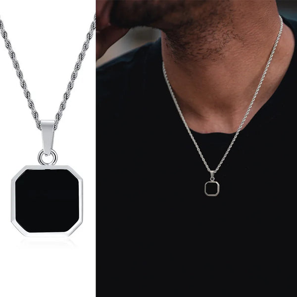 Pearl Necklace Men With Pendant