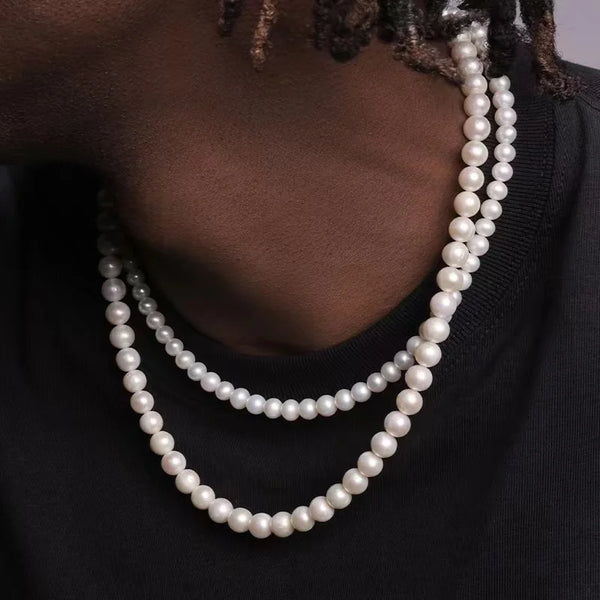 Pearl Necklace Men