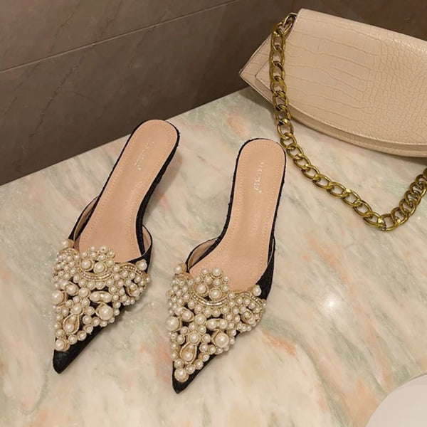 Pearl Pointed Heels