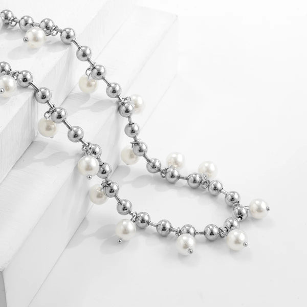 Pearls Necklace For Men's